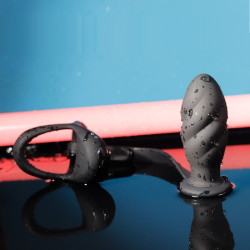 AnalTech Balletretcher et Plug Ass Spiral 8.5 x 3.6 cm - 10 Vibrations